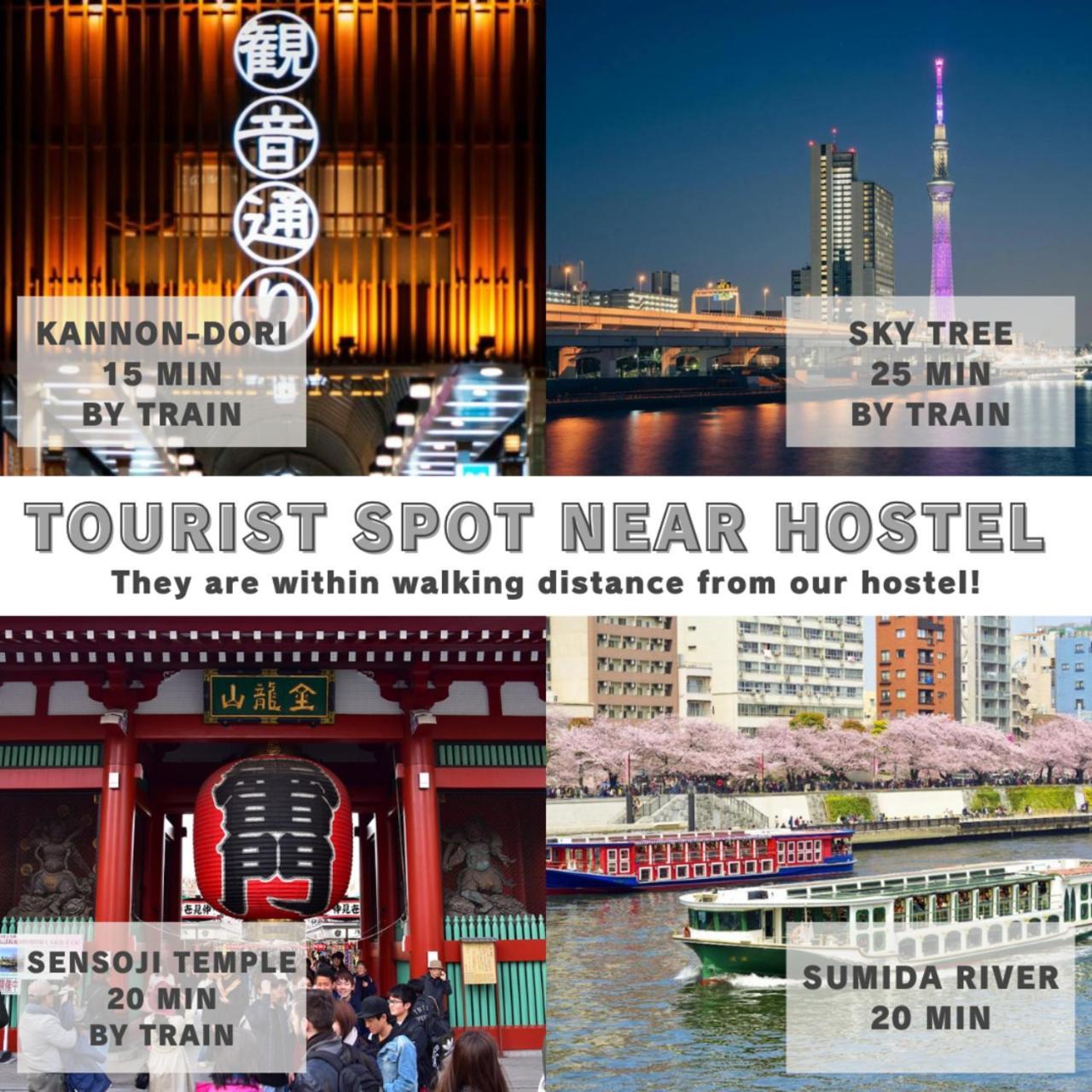 &And Hostel Minamisenju Токио Экстерьер фото